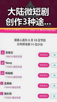大陆微短剧创作3种途径曝光 台胞参与方式引关注答案出乎意料