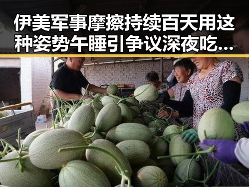 伊美军事摩擦持续百天用这种姿势午睡引争议深夜吃瓜揭内幕