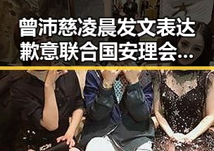 曾沛慈凌晨发文表达歉意 联合国安理会改选菲律宾落选引发热议